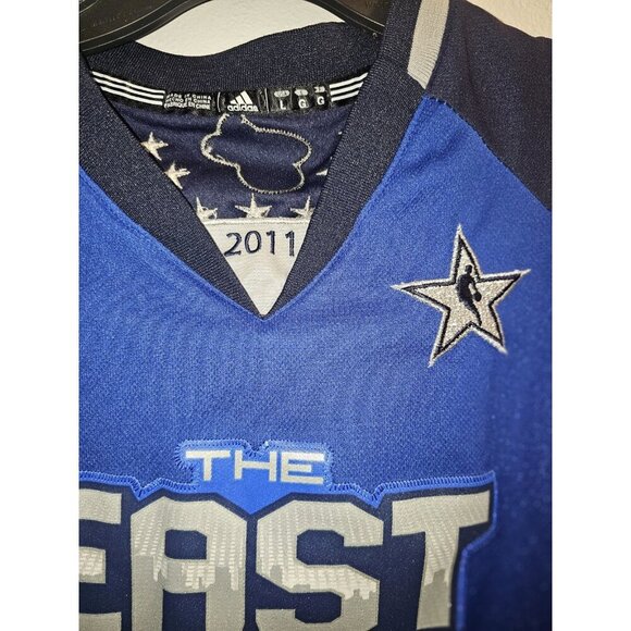 Authentic Adidas Lebron James 2011 All-Star Game Swingman Jersey KidL Miami Heat - Picture 3 of 16